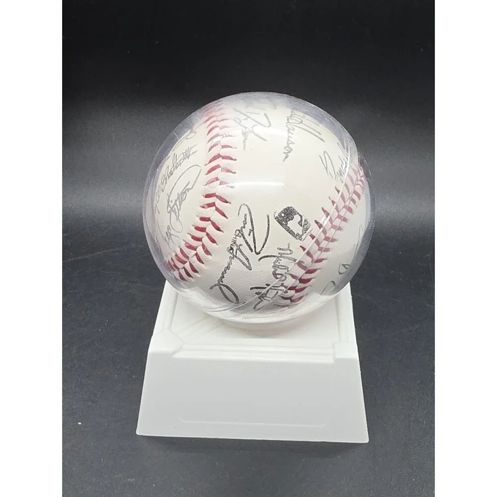 1992 FACSIMILE SIGNED SEATTLE MARINERS TEAM SIGNED BASEBALL KEN GRIFFEY JR NIB